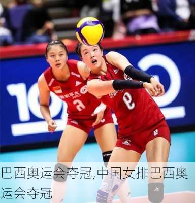 巴西奥运会夺冠,中国女排巴西奥运会夺冠
