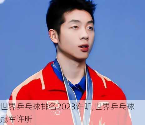 世界乒乓球排名2023许昕,世界乒乓球冠军许昕