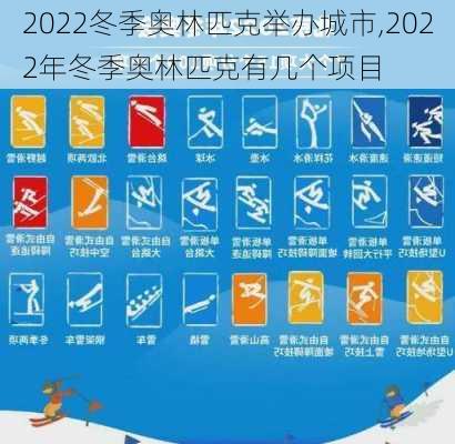 2022冬季奥林匹克举办城市,2022年冬季奥林匹克有几个项目