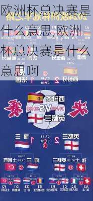 欧洲杯总决赛是什么意思,欧洲杯总决赛是什么意思啊