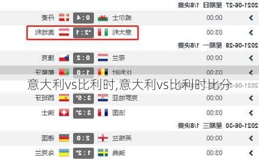 意大利vs比利时,意大利vs比利时比分