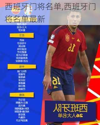西班牙门将名单,西班牙门将名单最新