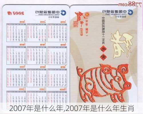 2007年是什么年,2007年是什么年生肖