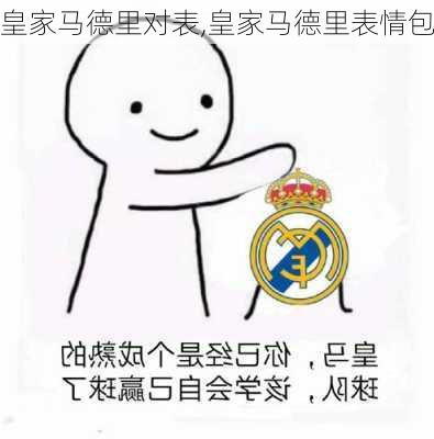 皇家马德里对表,皇家马德里表情包
