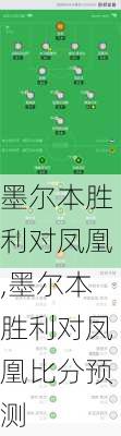 墨尔本胜利对凤凰,墨尔本胜利对凤凰比分预测