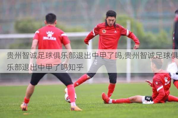 贵州智诚足球俱乐部退出中甲了吗,贵州智诚足球俱乐部退出中甲了吗知乎
