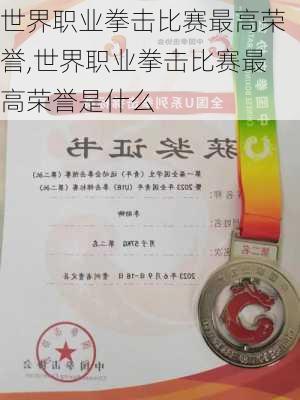 世界职业拳击比赛最高荣誉,世界职业拳击比赛最高荣誉是什么