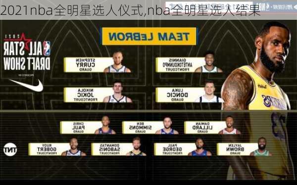 2021nba全明星选人仪式,nba全明星选人结果