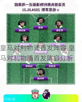 皇马对利物浦首发阵容,皇马对利物浦首发阵容分析