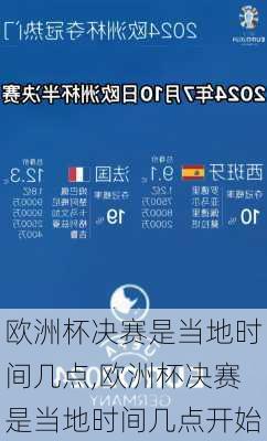 欧洲杯决赛是当地时间几点,欧洲杯决赛是当地时间几点开始