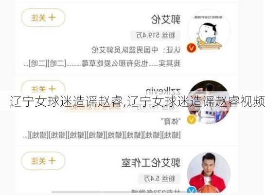 辽宁女球迷造谣赵睿,辽宁女球迷造谣赵睿视频