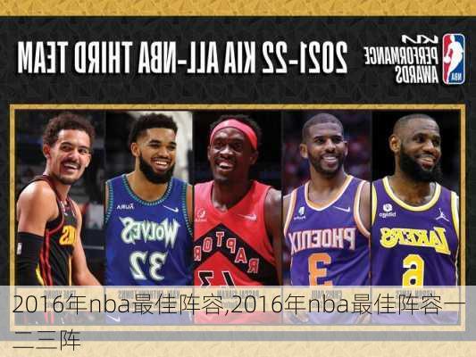 2016年nba最佳阵容,2016年nba最佳阵容一二三阵