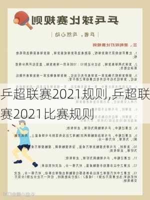 乒超联赛2021规则,乒超联赛2021比赛规则