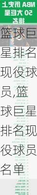 篮球巨星排名现役球员,篮球巨星排名现役球员名单