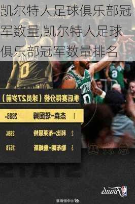 凯尔特人足球俱乐部冠军数量,凯尔特人足球俱乐部冠军数量排名