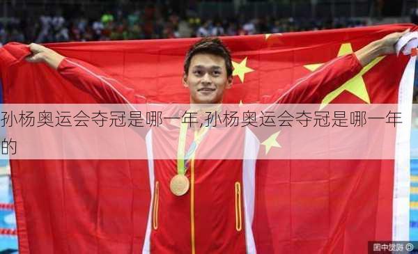 孙杨奥运会夺冠是哪一年,孙杨奥运会夺冠是哪一年的