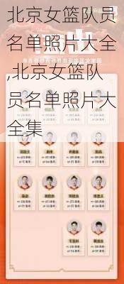 北京女篮队员名单照片大全,北京女篮队员名单照片大全集