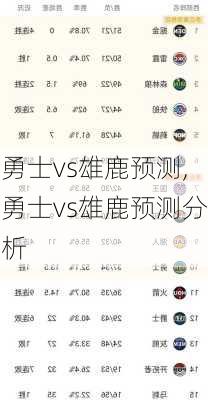 勇士vs雄鹿预测,勇士vs雄鹿预测分析