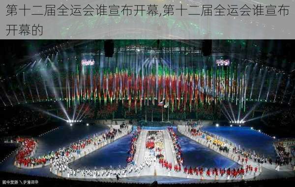 第十二届全运会谁宣布开幕,第十二届全运会谁宣布开幕的