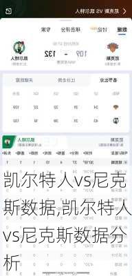 凯尔特人vs尼克斯数据,凯尔特人vs尼克斯数据分析