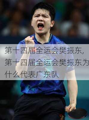 第十四届全运会樊振东,第十四届全运会樊振东为什么代表广东队