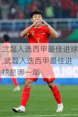 武磊入选西甲最佳进球,武磊入选西甲最佳进球是哪一年
