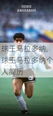 球王马拉多纳,球王马拉多纳个人简历
