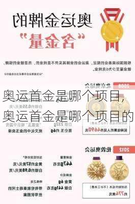 奥运首金是哪个项目,奥运首金是哪个项目的