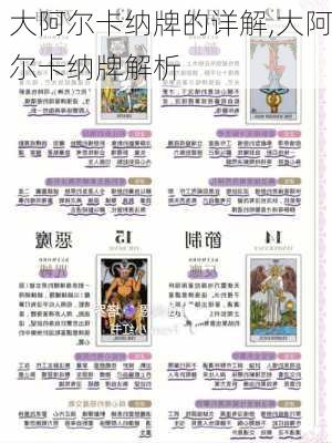 大阿尔卡纳牌的详解,大阿尔卡纳牌解析