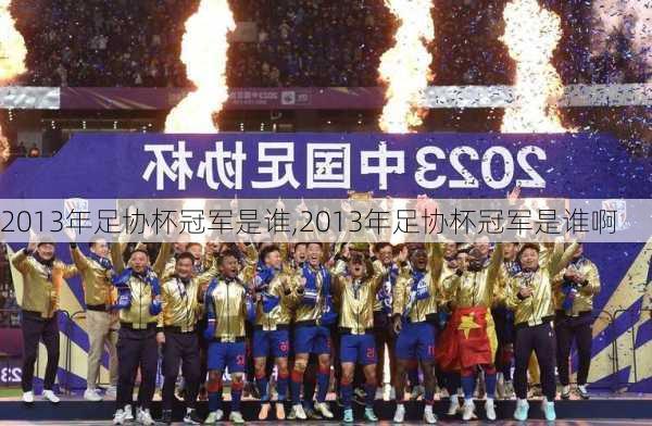 2013年足协杯冠军是谁,2013年足协杯冠军是谁啊