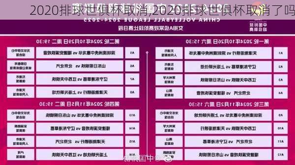 2020排球世俱杯取消,2020排球世俱杯取消了吗