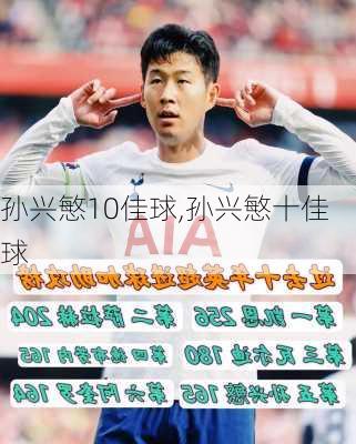 孙兴慜10佳球,孙兴慜十佳球