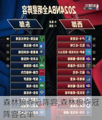 森林狼夺冠阵容,森林狼夺冠阵容名单