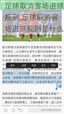 足球取消客场进球规则,足球取消客场进球规则是什么