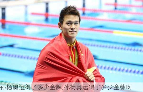 孙杨奥运得了多少金牌,孙杨奥运得了多少金牌啊