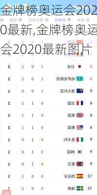 金牌榜奥运会2020最新,金牌榜奥运会2020最新图片