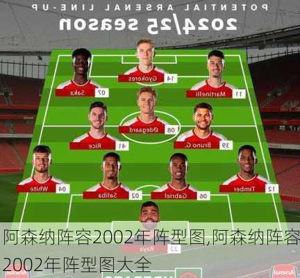 阿森纳阵容2002年阵型图,阿森纳阵容2002年阵型图大全
