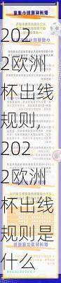 2022欧洲杯出线规则,2022欧洲杯出线规则是什么