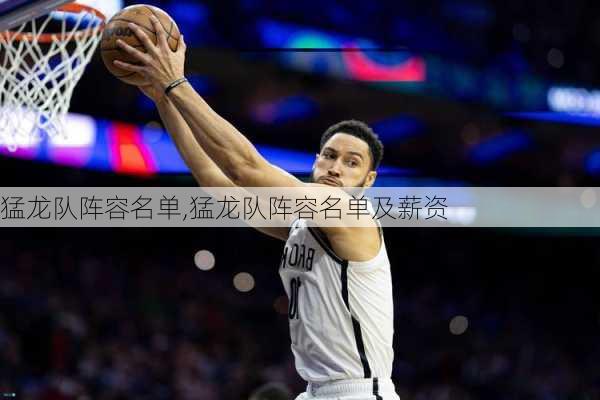 猛龙队阵容名单,猛龙队阵容名单及薪资