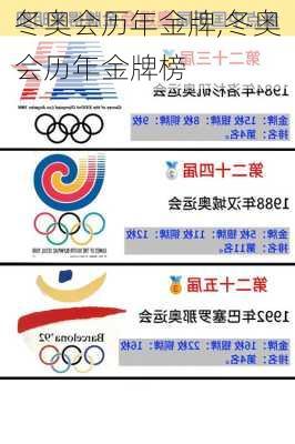 冬奥会历年金牌,冬奥会历年金牌榜
