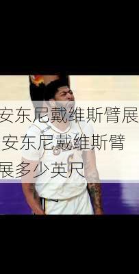 安东尼戴维斯臂展,安东尼戴维斯臂展多少英尺