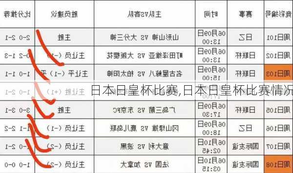 日本日皇杯比赛,日本日皇杯比赛情况
