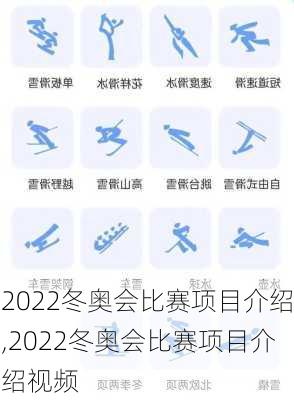 2022冬奥会比赛项目介绍,2022冬奥会比赛项目介绍视频