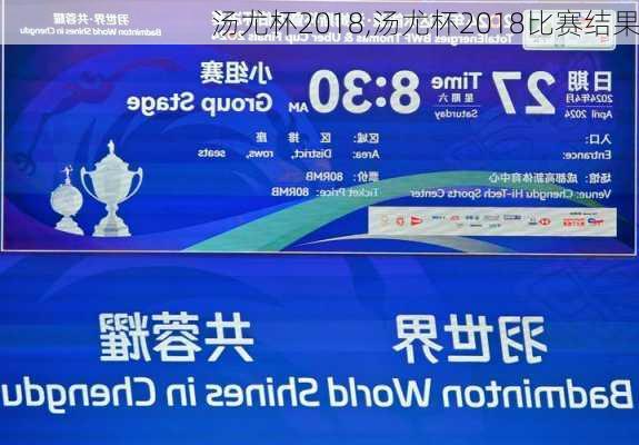 汤尤杯2018,汤尤杯2018比赛结果