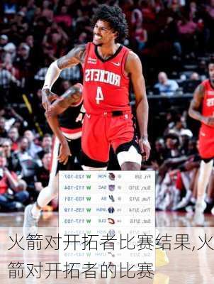 火箭对开拓者比赛结果,火箭对开拓者的比赛