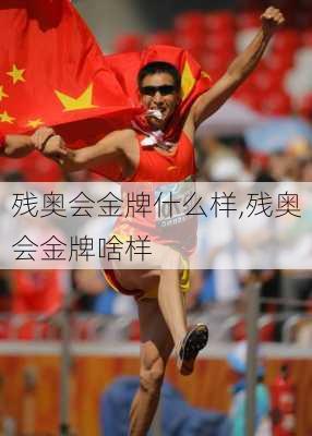 残奥会金牌什么样,残奥会金牌啥样
