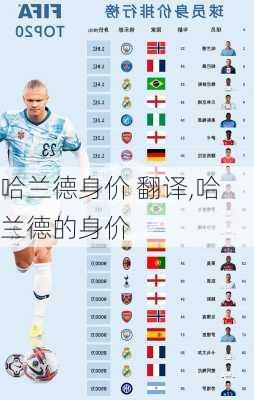 哈兰德身价 翻译,哈兰德的身价