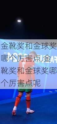金靴奖和金球奖哪个厉害点,金靴奖和金球奖哪个厉害点呢