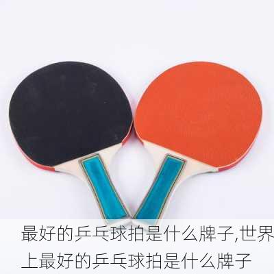 最好的乒乓球拍是什么牌子,世界上最好的乒乓球拍是什么牌子