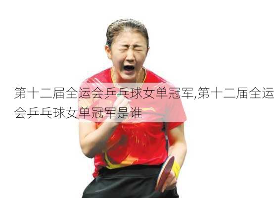 第十二届全运会乒乓球女单冠军,第十二届全运会乒乓球女单冠军是谁